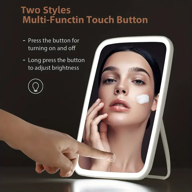 Portable Glam Mirror with Lights