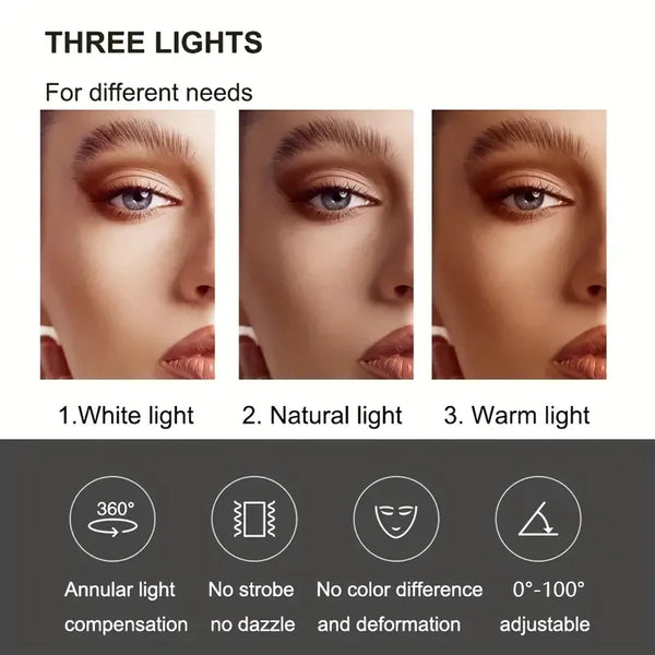 Portable Glam Mirror with Lights